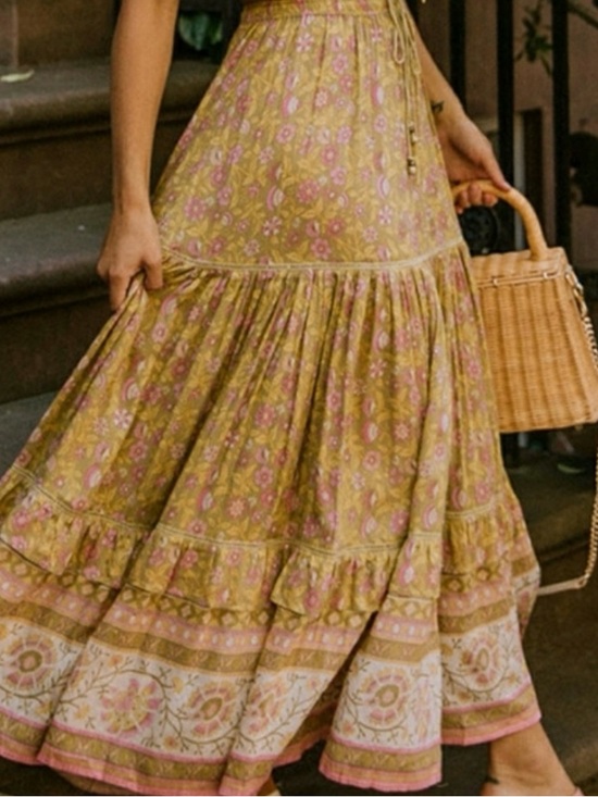 Spell Dresses & Skirts - Spell & Gypsy -Dahlia Maxi Skirt - Bronze